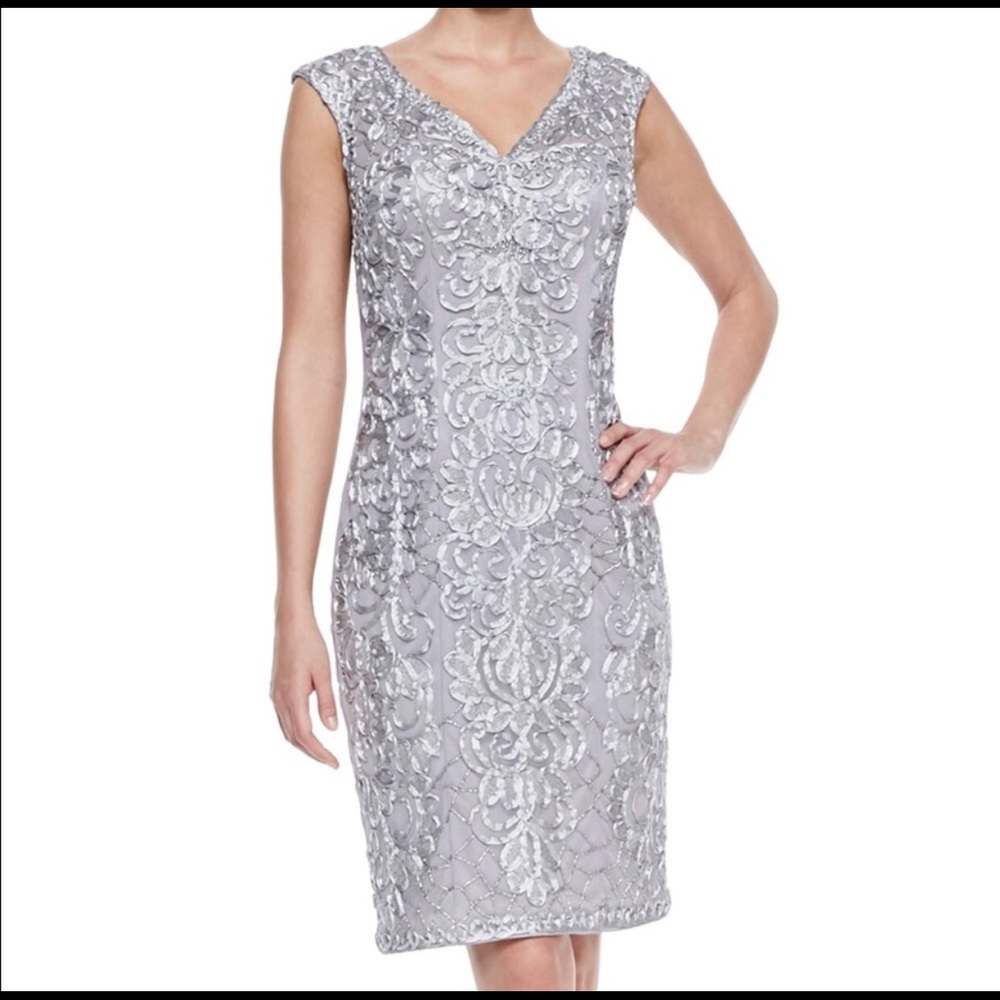 Sue Wong 💞 Platinum 💞 Size 0 💞 Dress
